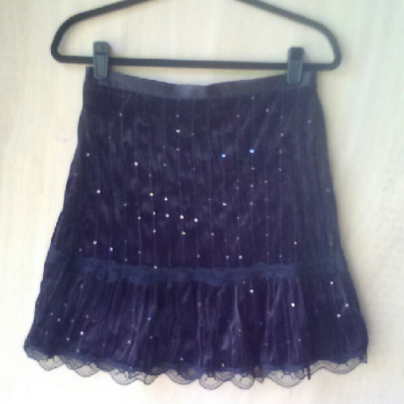 🍭BOGO🍭 Black Velvet Skirt