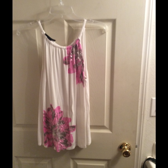 INC flower print top - Picture 1 of 1