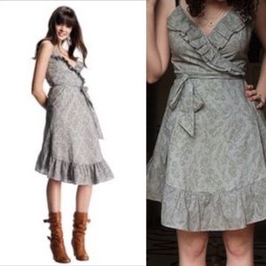 Jovovich-hawk for Target wrap dress with ruffles.