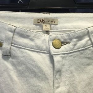 New without tags white CAbi jeans.