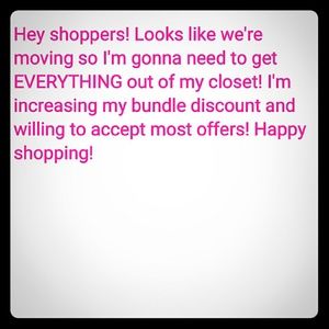 Clothes, shoes, jewelry, jackets...