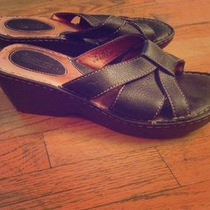Born wedge sandals