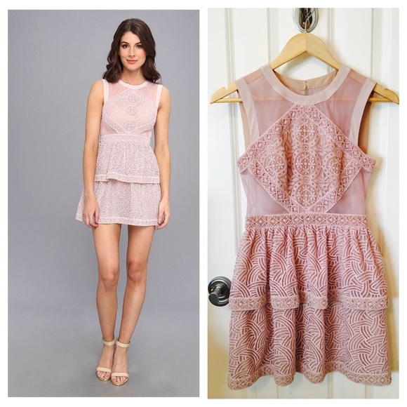 BCBG Joselyn Sleeveless Peplum Dress