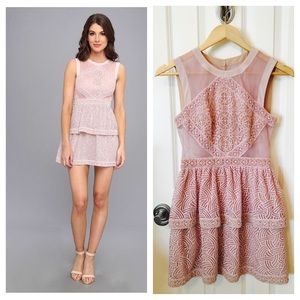 BCBG Joselyn Sleeveless Peplum Dress