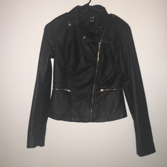 Faux Leather motorcycle jacket
