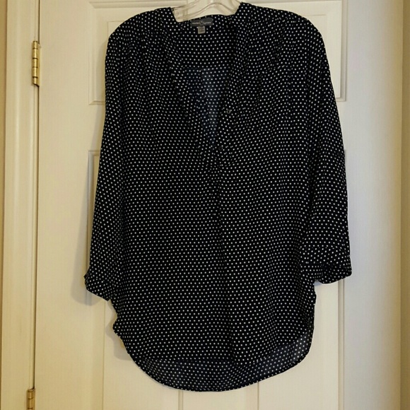 Market & spruce polka dot shirt.