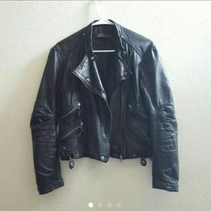 🔴sale🔴Zara real leather moto jaket