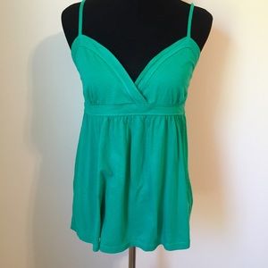Green Babydoll Tank