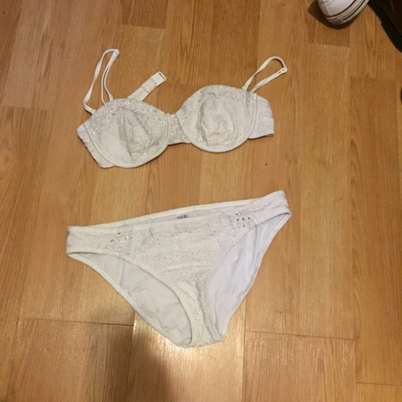Nanette Lepore crochet bikini