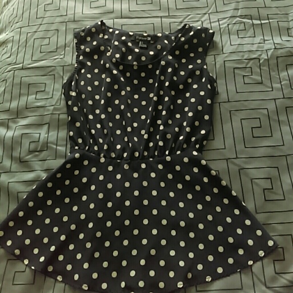 Polka dot top