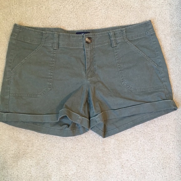 NWOT Twill Midi Shorts