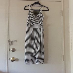 Faux Wrap Dress