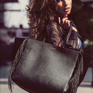 Sold- VS Suede Tassel Tote
