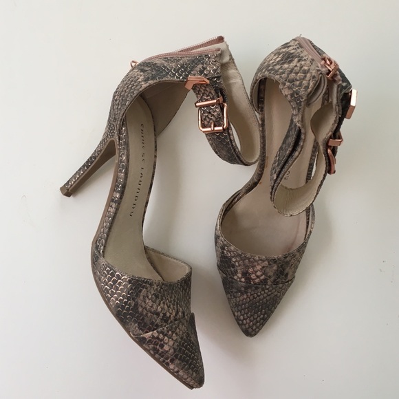 Chinese Laundry Snake skin heels