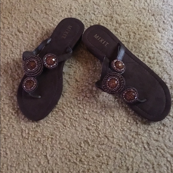 Brown sandals