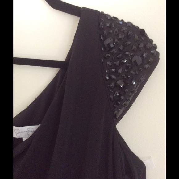 One Shoulder Jewel Dress - Picture 2 of 4