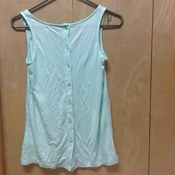 Mink/turquoise tank top. - Picture 2 of 2