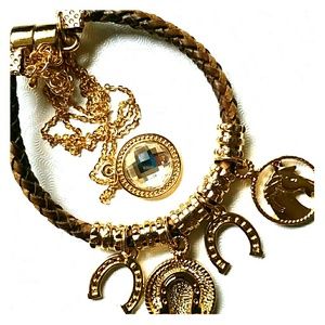 Bundle it: Gold-plated Bracelet and Necklace