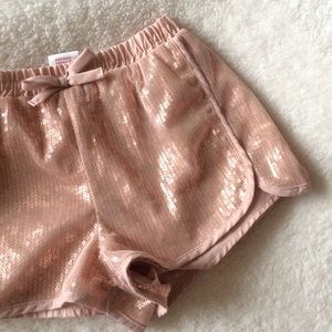 Sequence rose gold shorts