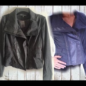 Gray blazer style jacket