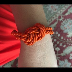 ETSY NAUTICAL RED ORANGE BRACELET