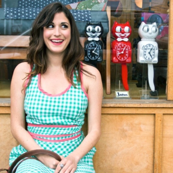 Betabrand Green Seersucker Wrap dress Size S