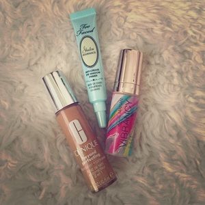 Three Delux Samples Too Faced Josie Maran Clinique