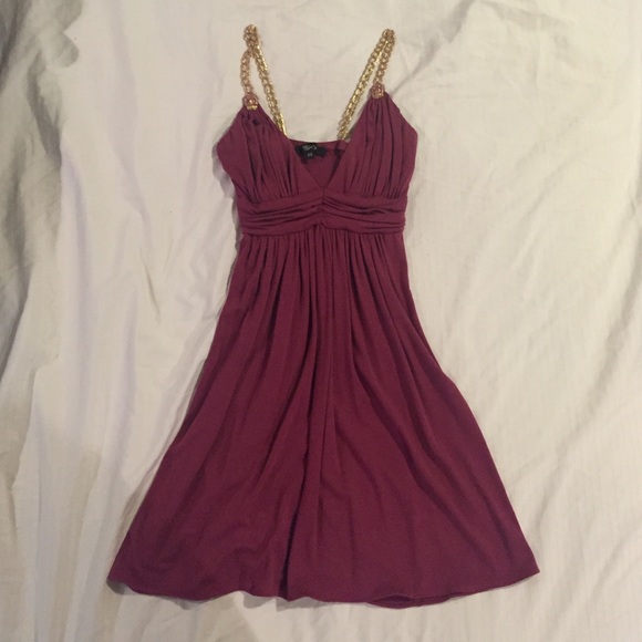Sky evening mini dress