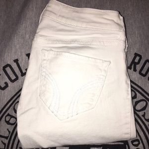 White Hollister Skinny Jeans