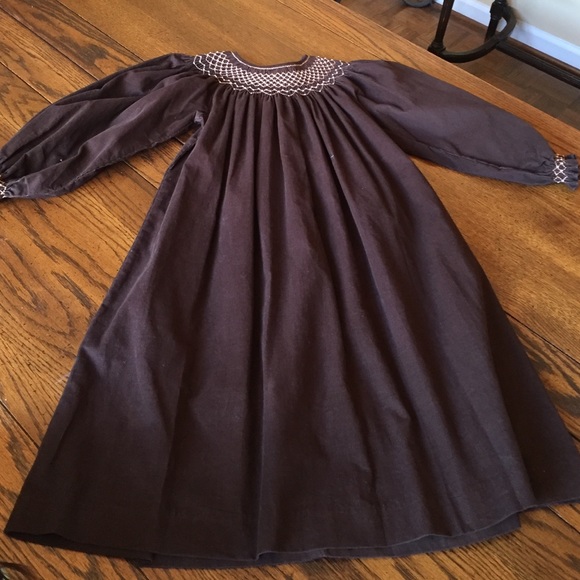 Mom & Me Brown Corduroy Dress 6X