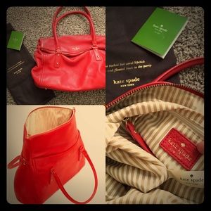 Kate Spade Cobble Hill Leslie Purse, Large in Red