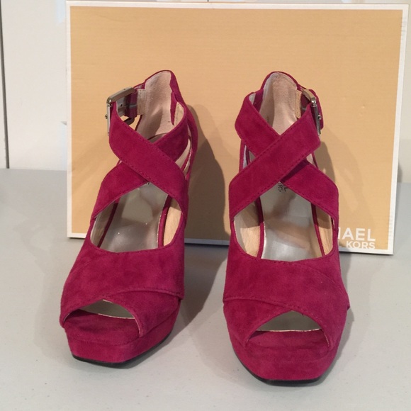 Michael Michael Kors suede platform.