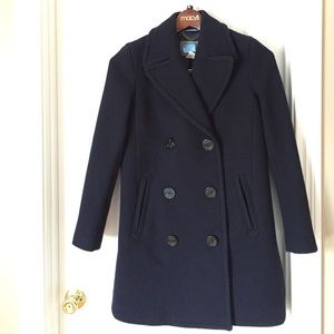 J. Crew Stadium Cloth Peacoat