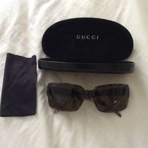 Gucci Tortoise Sunglasses
