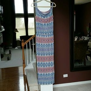 Cabi Aztec maxi dress, Sz S, EUC