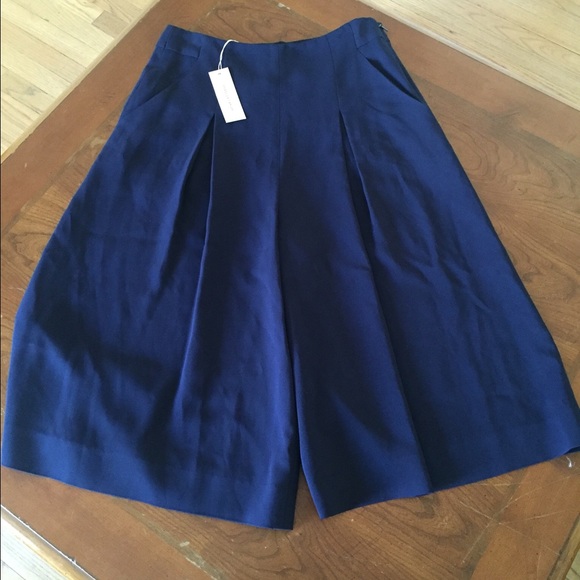 NWT REBECCA TAYLOR Refined Suiting Culottes sz 8 - Picture 2 of 4