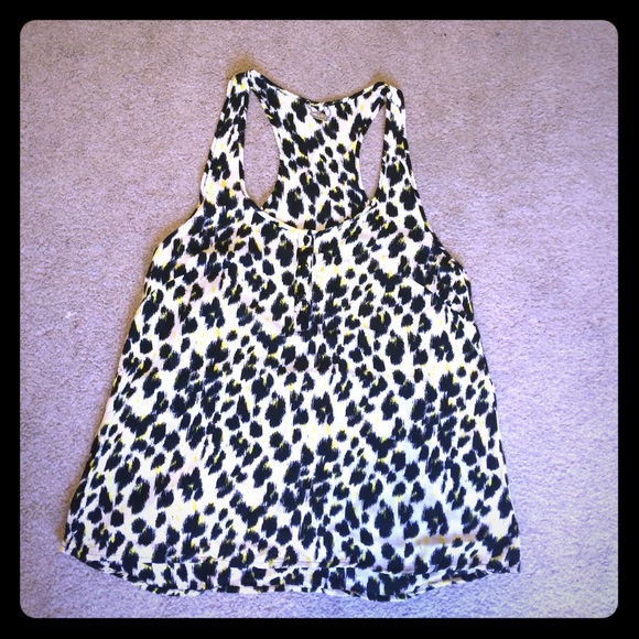 leopard print tank top
