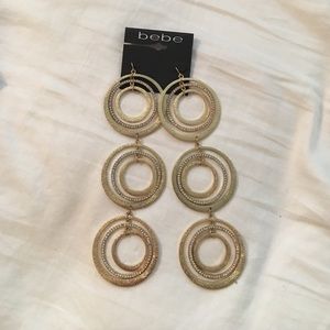 Bebe statement earrings