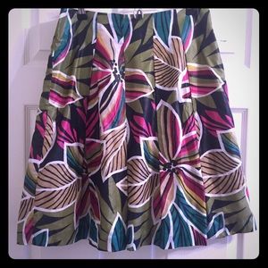 Floral print A-line skirt Floral print A-line skirt