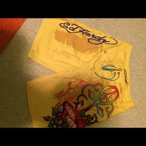 Ed Hardy Men's Swim Trunks