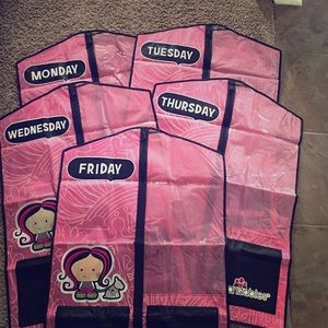 Hanging, Girls, Daily Clothes Organizers