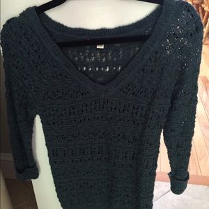 Dark teal sweater