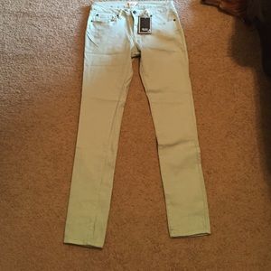 Mint skinny jeans