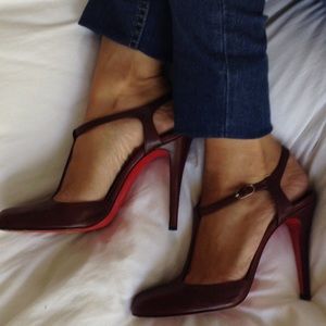 Christian Louboutin T-Strap Stilettos