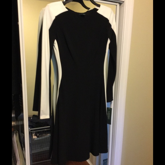Ralph Lauren black and white dress - Picture 2 of 4