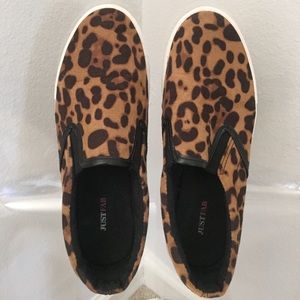 Leopard loafers