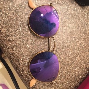 Purple lens ray bans brand new!