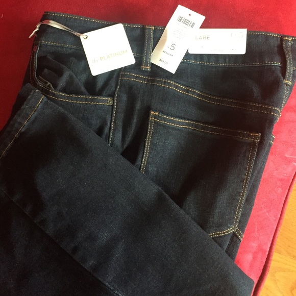 Chico's Platinum Collection Flare Jeans.