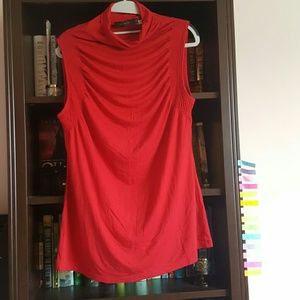 The limited red dressy tank