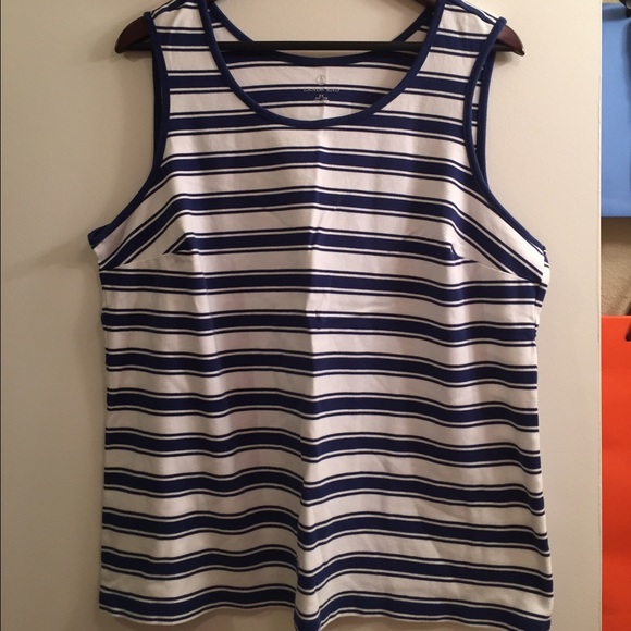 ⭐️PRICE DROP⭐️Lands End Striped Tank NWOT